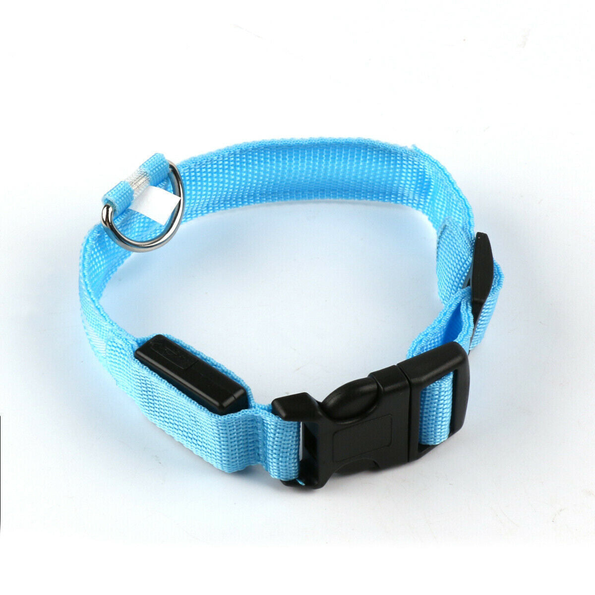 USB Rechargeable LED Pet Dog Collar - MyPet24 MyPet24 Blue / Large (45-52Cm ) My Store USB Rechargeable LED Pet Dog Collar