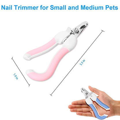 Stainless Steel Pet Nail Clipper - Professional Dog &amp; Cat Trimmer - MyPet24 MyPet24 MyPet24 Stainless Steel Pet Nail Clipper - Professional Dog &amp; Cat Trimmer