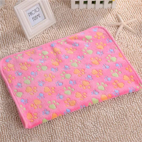 Fleece Pet Bed Blanket - MyPet24 MyPet24 Rose / 76x53cm MyPet24 Fleece Pet Bed Blanket