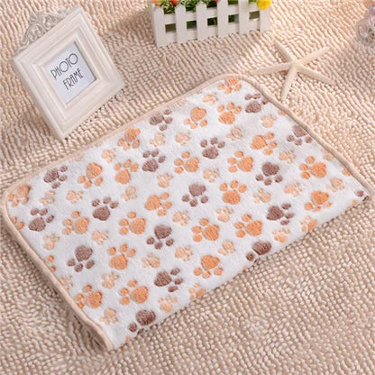 Fleece Pet Bed Blanket - MyPet24 MyPet24 Beige / 76x53cm MyPet24 Fleece Pet Bed Blanket