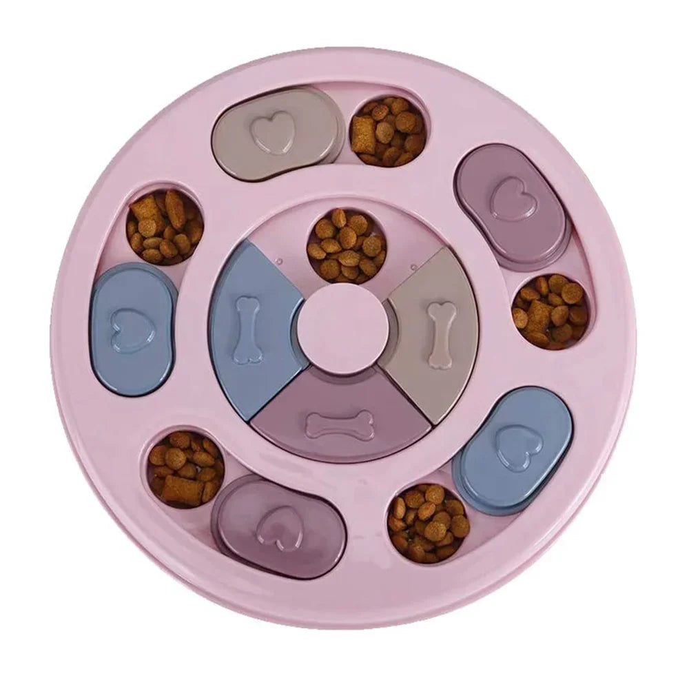 Puzzle Toy Slow Feeder - MyPet24 MyPet24 Circular Pink MyPet24 Puzzle Toy Slow Feeder