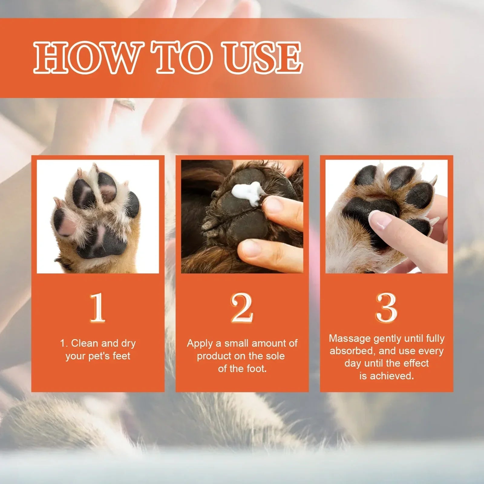 Pet Paw Care Cream for Cats &amp; Dogs