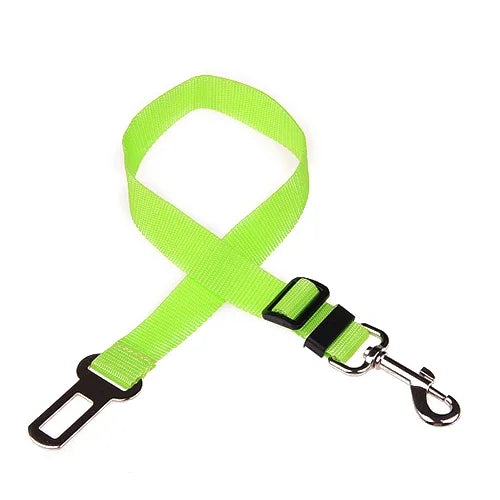 Adjustable Pet Car Seat Belt – Safety Harness Clip for Dogs - MyPet24 MyPet24 light green MyPet24 Adjustable Pet Car Seat Belt – Safety Harness Clip for Dogs