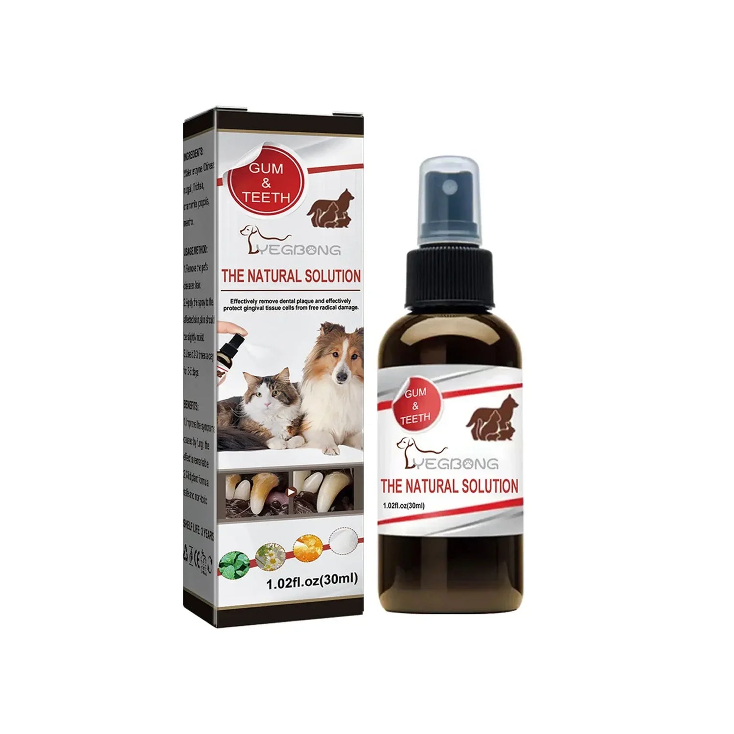 Pet Tooth Cleaning Spray for Fresh Breath – 30ml