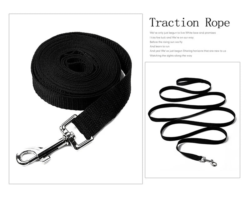 Adjustable Rope Leash for Dogs – Outdoor Training &amp; Running