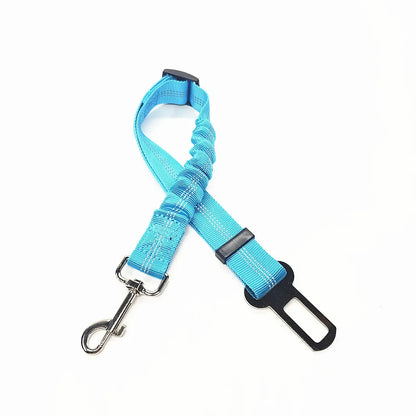 Adjustable Pet Car Seat Belt – Safety Harness Clip for Dogs - MyPet24 MyPet24 46-Sky Blue MyPet24 Adjustable Pet Car Seat Belt – Safety Harness Clip for Dogs