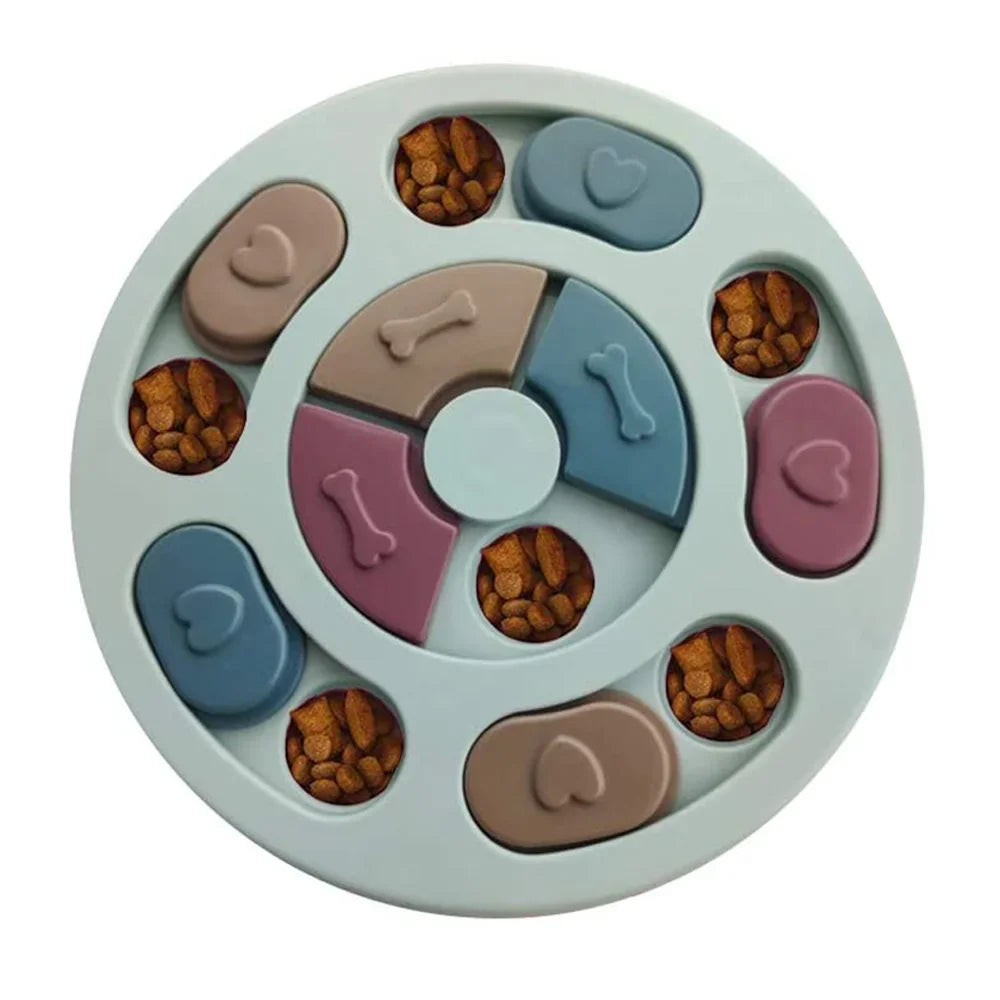 Puzzle Toy Slow Feeder - MyPet24 MyPet24 Circular Blue MyPet24 Puzzle Toy Slow Feeder