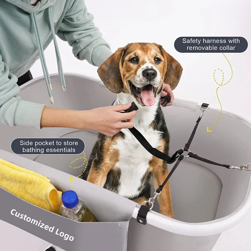 Foldable Dog Bath Tub - MyPet24 MyPet24 MyPet24 Foldable Dog Bath Tub