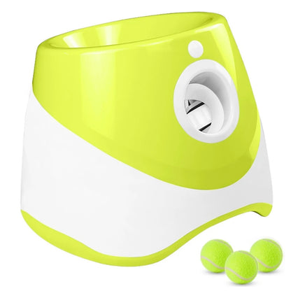 Automatic Tennis Thrower Dog Toy - MyPet24 MyPet24 Yellow MyPet24 Automatic Tennis Thrower Dog Toy