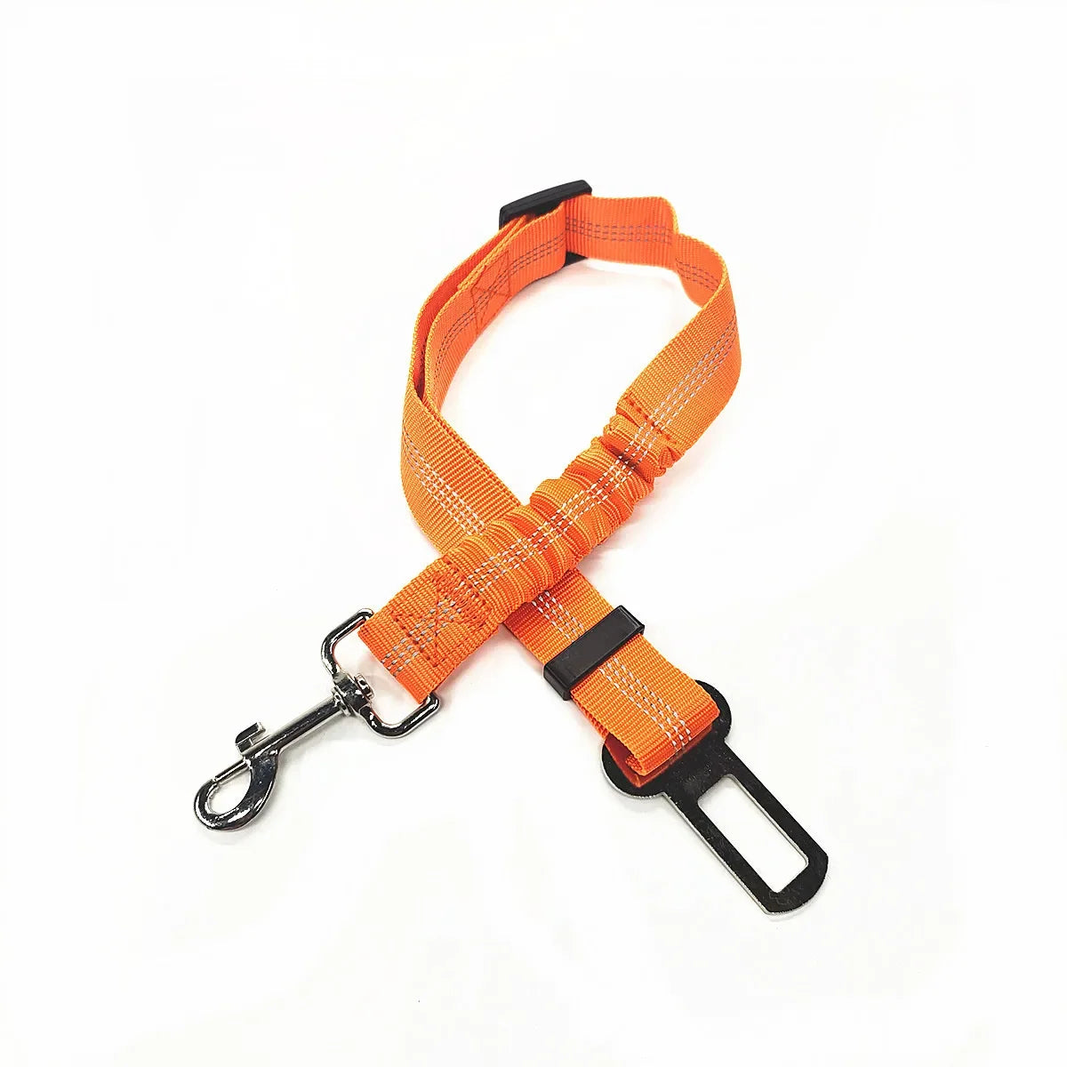 Adjustable Pet Car Seat Belt – Safety Harness Clip for Dogs - MyPet24 MyPet24 46- Orange MyPet24 Adjustable Pet Car Seat Belt – Safety Harness Clip for Dogs