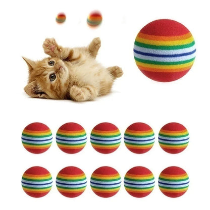 10pcs Pet Ball Toy - MyPet24 MyPet24 MyPet24 10pcs Pet Ball Toy