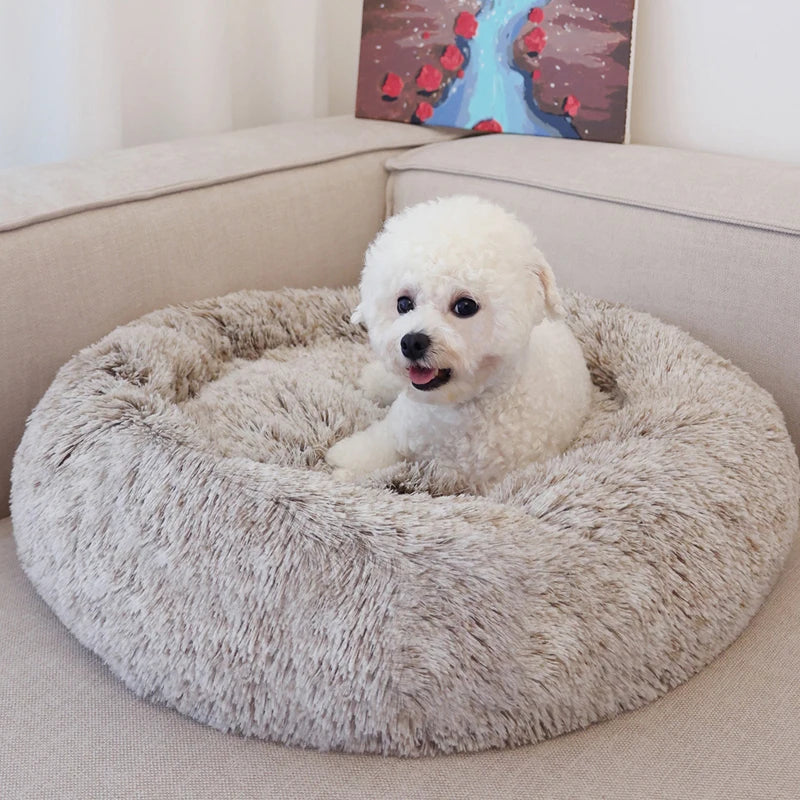 40-90cm Super Soft Plush Dog Bed - Winter Warm Cat Nest - MyPet24 MyPet24 MyPet24 40-90cm Super Soft Plush Dog Bed - Winter Warm Cat Nest