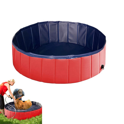 Portable Dogs Kiddie Pools - MyPet24 MyPet24 Red / S MyPet24 Portable Dogs Kiddie Pools