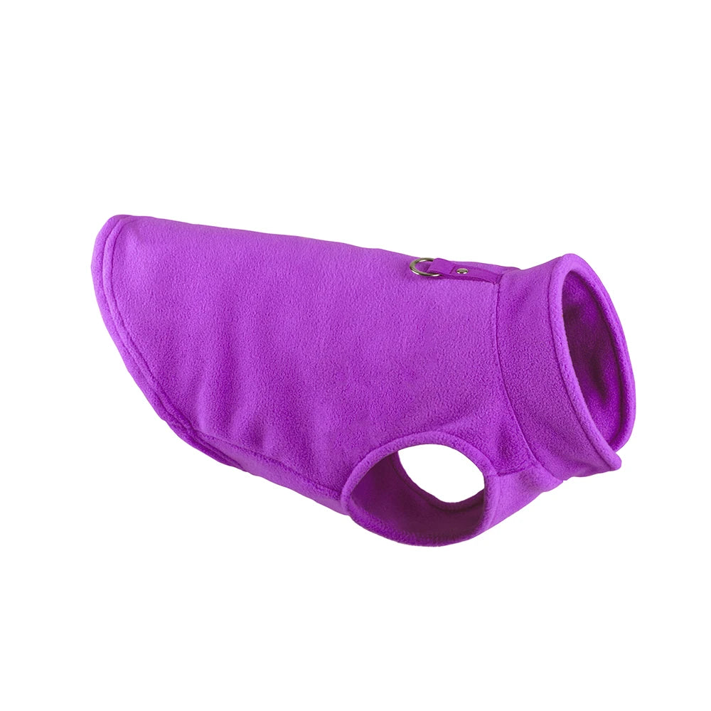 Winter Fleece Pet Dog Clothes - MyPet24 MyPet24 Purple / M MyPet24 Winter Fleece Pet Dog Clothes