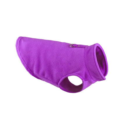 Winter Fleece Pet Dog Clothes - MyPet24 MyPet24 Purple / M MyPet24 Winter Fleece Pet Dog Clothes