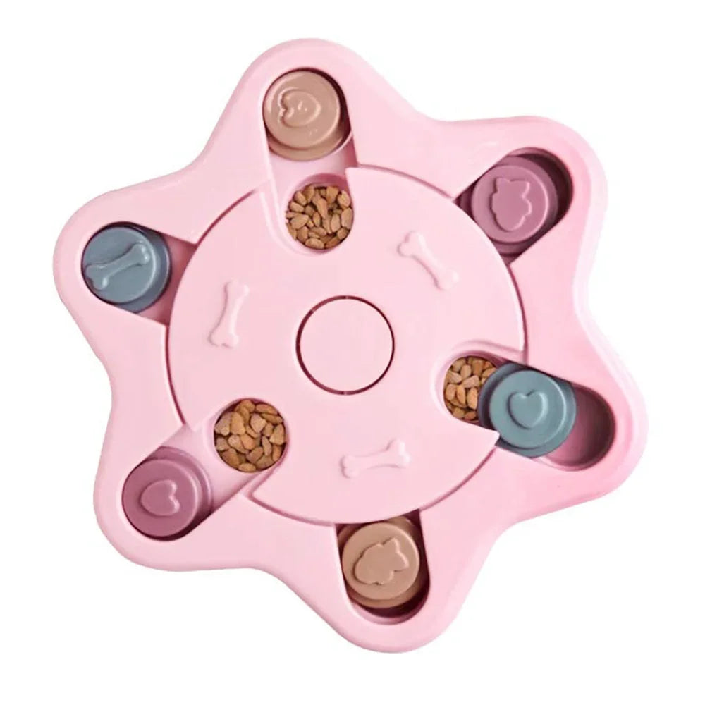 Puzzle Toy Slow Feeder - MyPet24 MyPet24 Hexagon Pink MyPet24 Puzzle Toy Slow Feeder