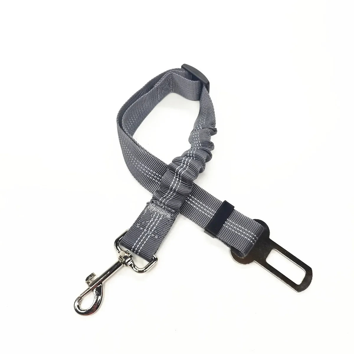 Adjustable Pet Car Seat Belt – Safety Harness Clip for Dogs - MyPet24 MyPet24 46-Gray MyPet24 Adjustable Pet Car Seat Belt – Safety Harness Clip for Dogs