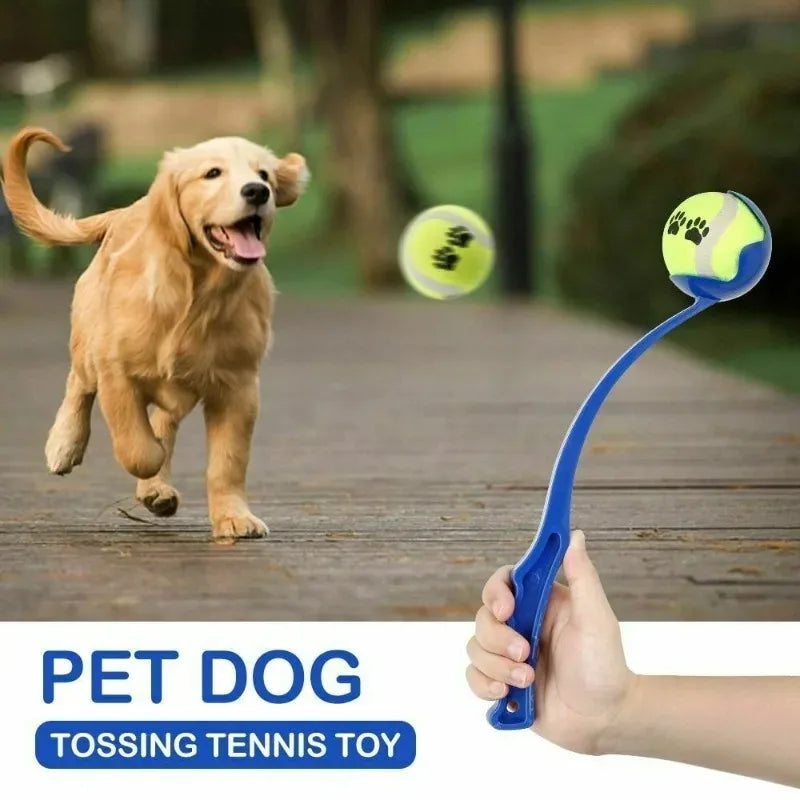 Pet Tennis Ball Launcher for Dogs – Outdoor Training &amp; Play Toy - MyPet24 MyPet24 MyPet24 Pet Tennis Ball Launcher for Dogs – Outdoor Training &amp; Play Toy