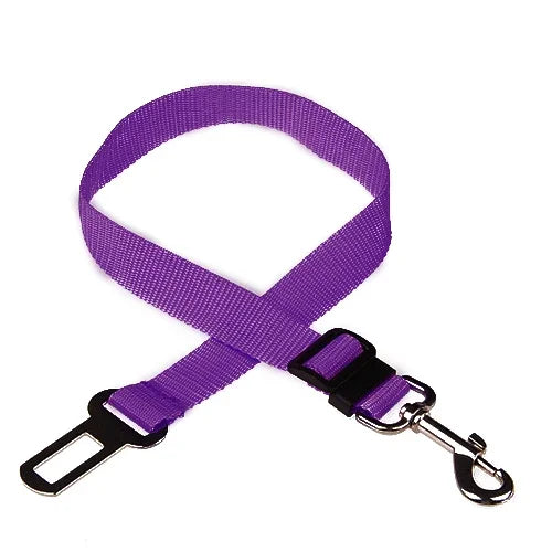 Adjustable Pet Car Seat Belt – Safety Harness Clip for Dogs - MyPet24 MyPet24 PURPLE MyPet24 Adjustable Pet Car Seat Belt – Safety Harness Clip for Dogs