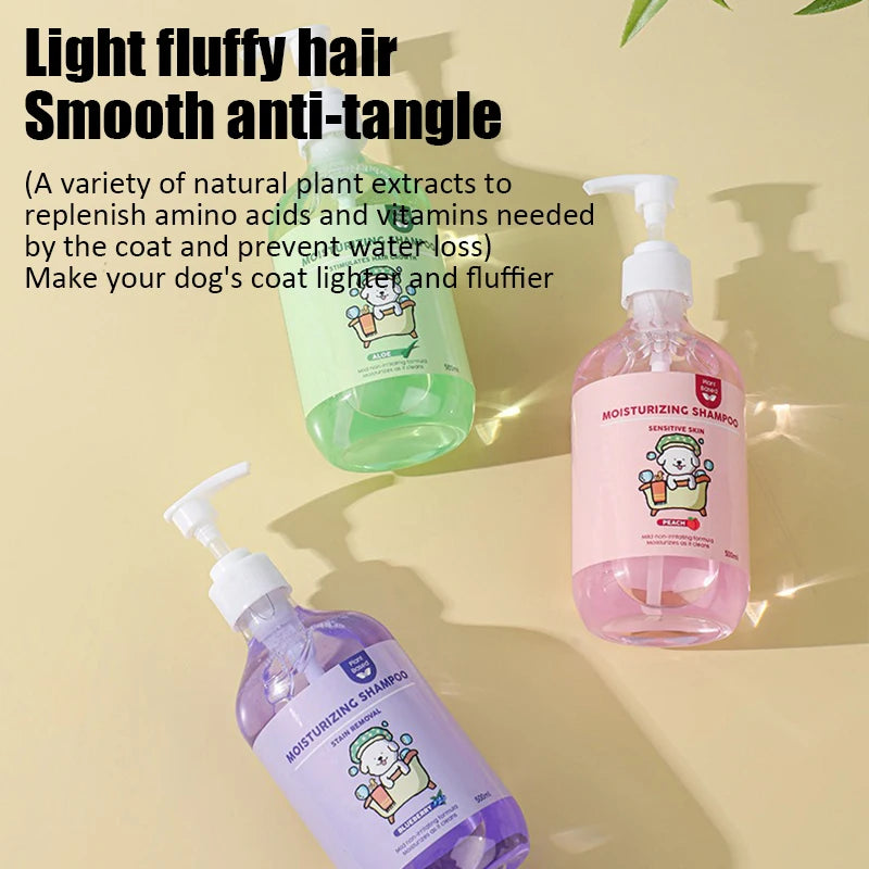 &quot;500ML 2-in-1 Cat &amp; Dog Deodorizing Shampoo – Fragrance &amp; Tangle-Free Care