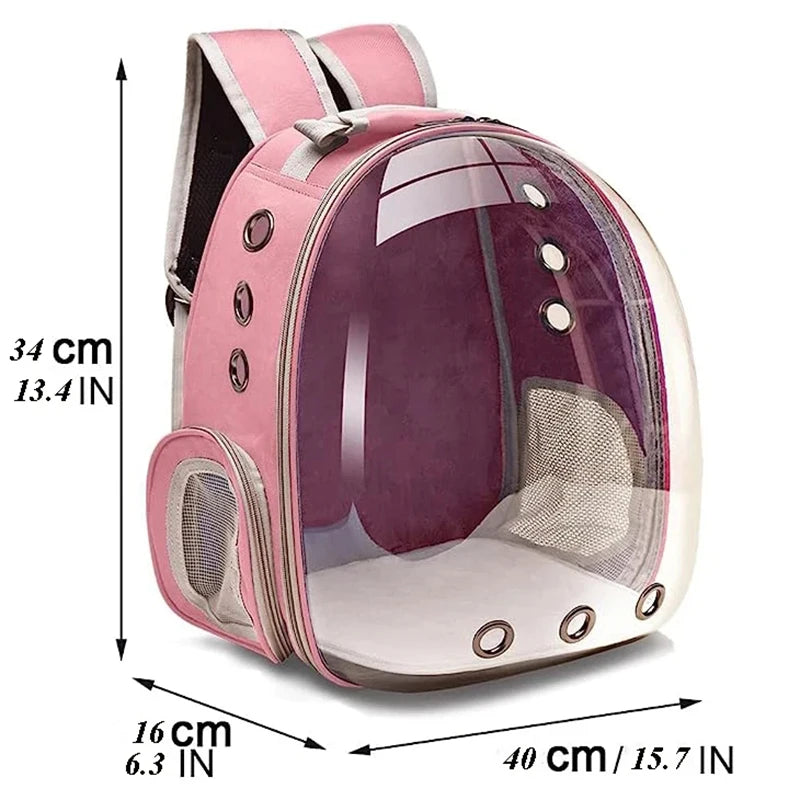 Transparent Capsule Pet Backpack - MyPet24 MyPet24 MyPet24 Transparent Capsule Pet Backpack