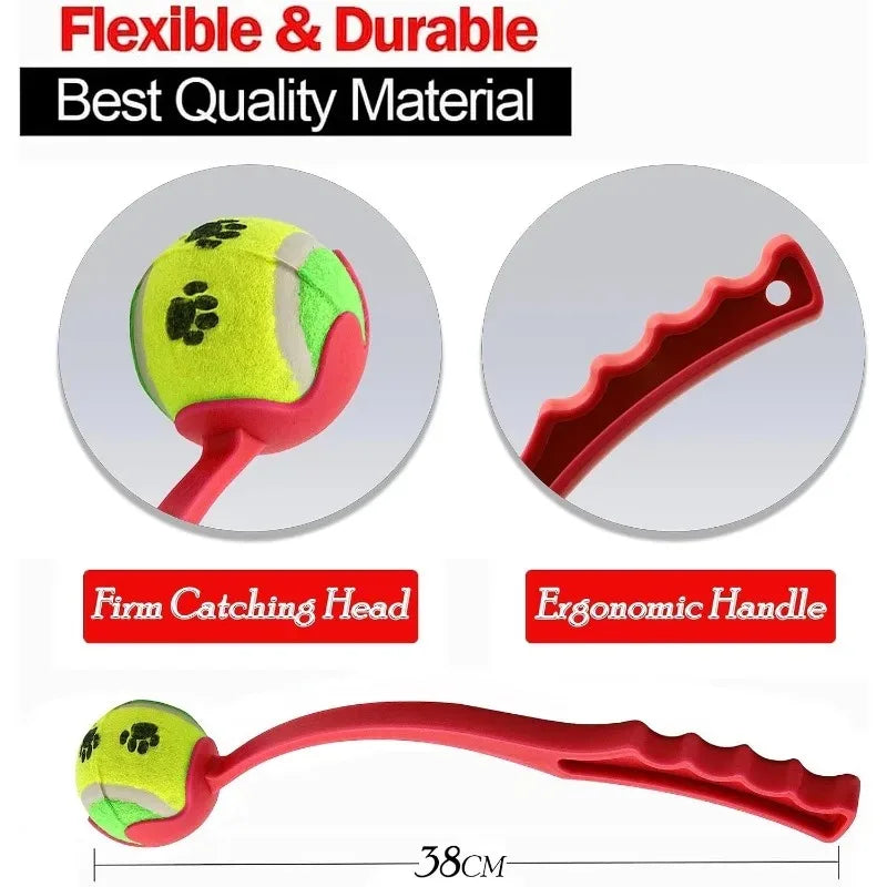 Pet Tennis Ball Launcher for Dogs – Outdoor Training &amp; Play Toy - MyPet24 MyPet24 MyPet24 Pet Tennis Ball Launcher for Dogs – Outdoor Training &amp; Play Toy