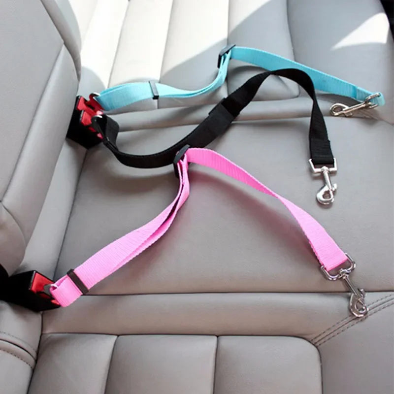 Adjustable Pet Car Seat Belt – Safety Harness Clip for Dogs - MyPet24 MyPet24 MyPet24 Adjustable Pet Car Seat Belt – Safety Harness Clip for Dogs