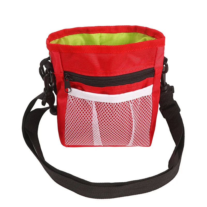 Portable Dog Training Waist Bag - Treat &amp; Snack Pouch - MyPet24 MyPet24 Red MyPet24 Portable Dog Training Waist Bag - Treat &amp; Snack Pouch