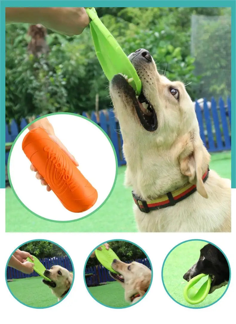 OUZEY Bite-Resistant Dog Training Flying Disc Toy - MyPet24 MyPet24 MyPet24 OUZEY Bite-Resistant Dog Training Flying Disc Toy