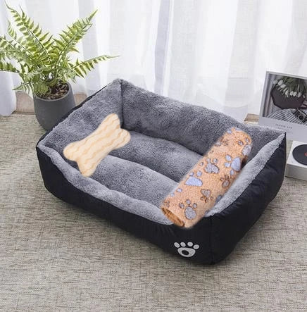 Warm Bone Washable Pet Bed – Soft Cotton Kennel Mat for Small, Medium, and Large Dogs - MyPet24 MyPet24 3in1 nine / 45x30x15 cm MyPet24 Warm Bone Washable Pet Bed – Soft Cotton Kennel Mat for Small, Medium, and Large Dogs