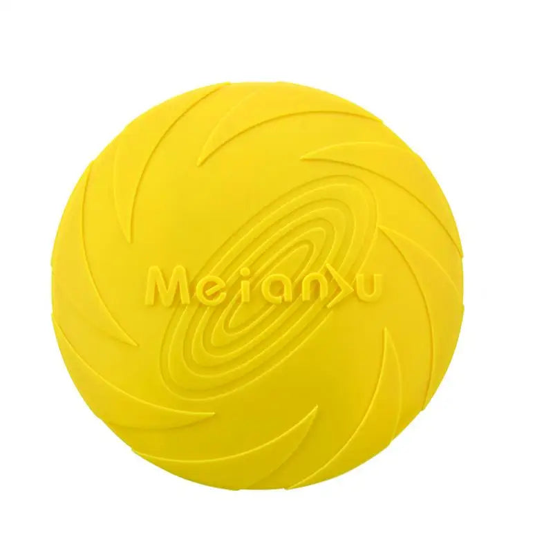 OUZEY Bite-Resistant Dog Training Flying Disc Toy - MyPet24 MyPet24 Yellow / 15CM MyPet24 OUZEY Bite-Resistant Dog Training Flying Disc Toy