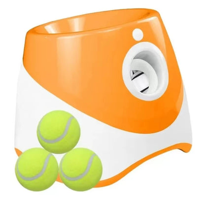 Automatic Tennis Thrower Dog Toy - MyPet24 MyPet24 Orange MyPet24 Automatic Tennis Thrower Dog Toy