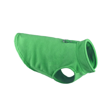 Winter Fleece Pet Dog Clothes - MyPet24 MyPet24 Green / XL MyPet24 Winter Fleece Pet Dog Clothes