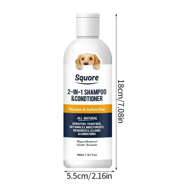 2-in-1 Moisturizing Puppy Shampoo &amp; Conditioner for Sensitive Skin - MyPet24 MyPet24 MyPet24 2-in-1 Moisturizing Puppy Shampoo &amp; Conditioner for Sensitive Skin