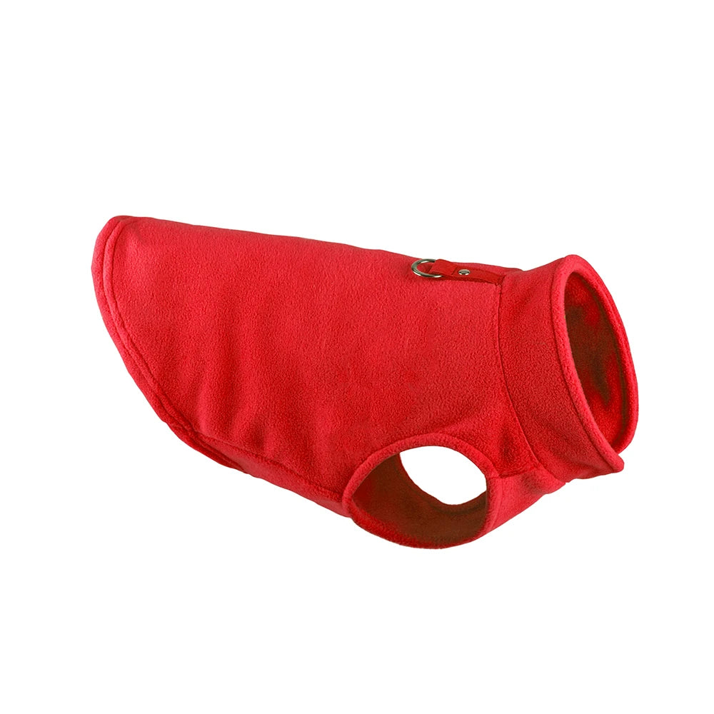 Winter Fleece Pet Dog Clothes - MyPet24 MyPet24 Red / M MyPet24 Winter Fleece Pet Dog Clothes