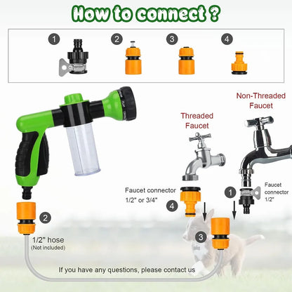 Nozzle Dog Cleaning Sprayer - MyPet24 MyPet24 MyPet24 Nozzle Dog Cleaning Sprayer