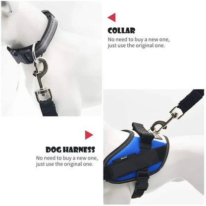 Adjustable Pet Car Seat Belt – Safety Harness Clip for Dogs - MyPet24 MyPet24 MyPet24 Adjustable Pet Car Seat Belt – Safety Harness Clip for Dogs