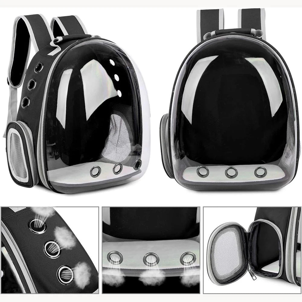 Transparent Capsule Pet Backpack - MyPet24 MyPet24 MyPet24 Transparent Capsule Pet Backpack