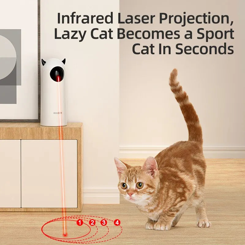 Automatic Cat Toy with Interactive LED Laser - MyPet24 MyPet24 MyPet24 Automatic Cat Toy with Interactive LED Laser