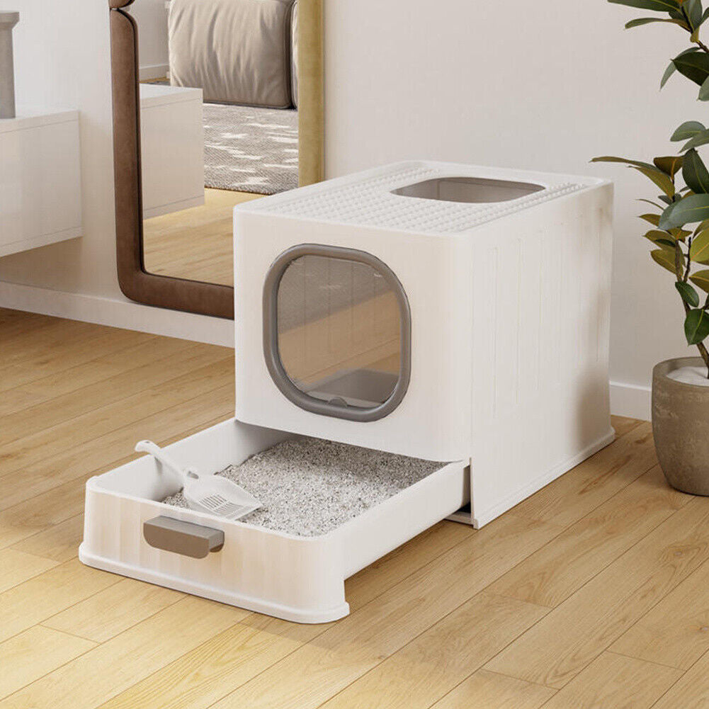 Cat Litter Box with Drawer - MyPet24 MyPet24 My Store Cat Litter Box with Drawer